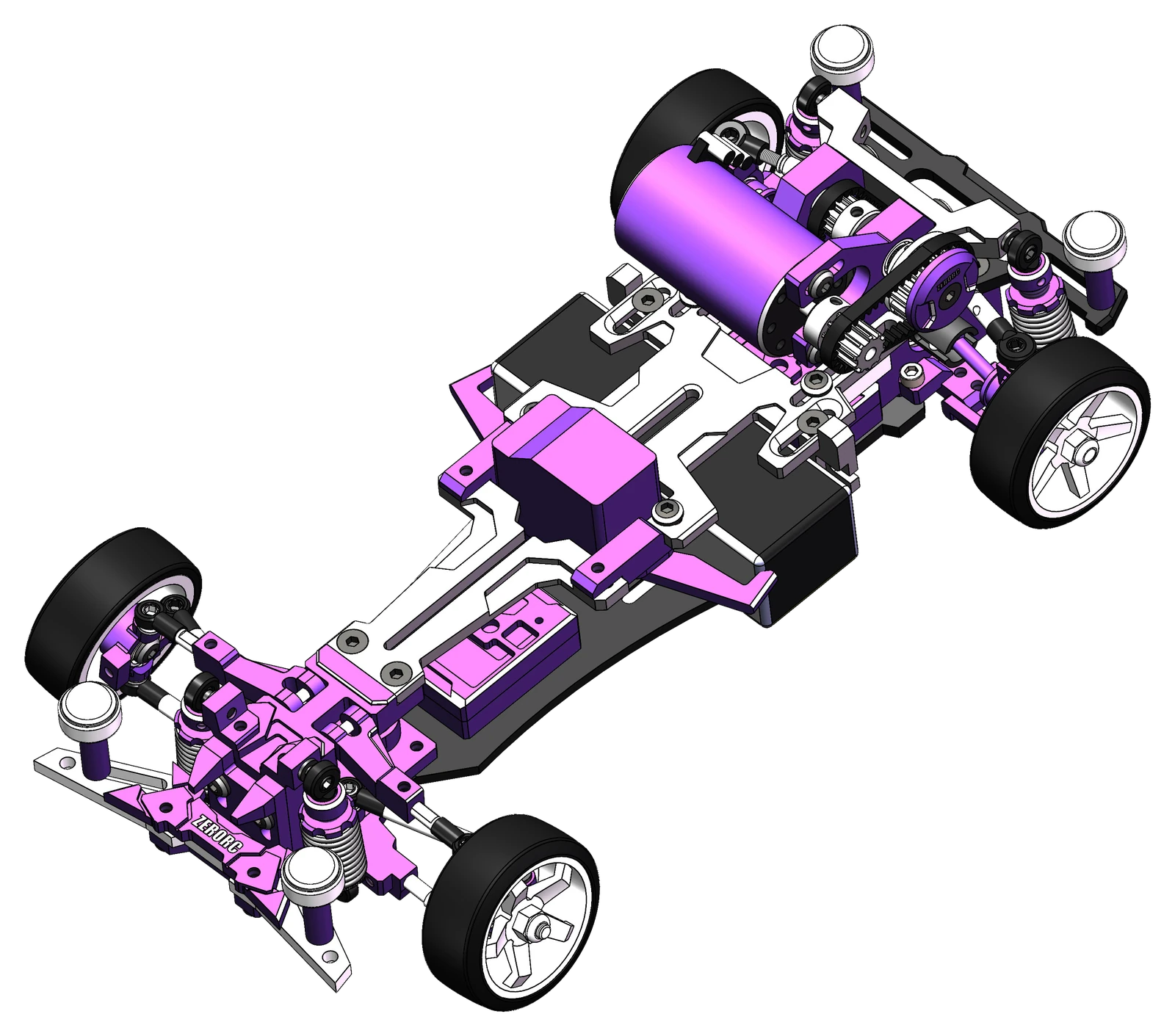 GP00 车架渲染图 / GP00 chassis render