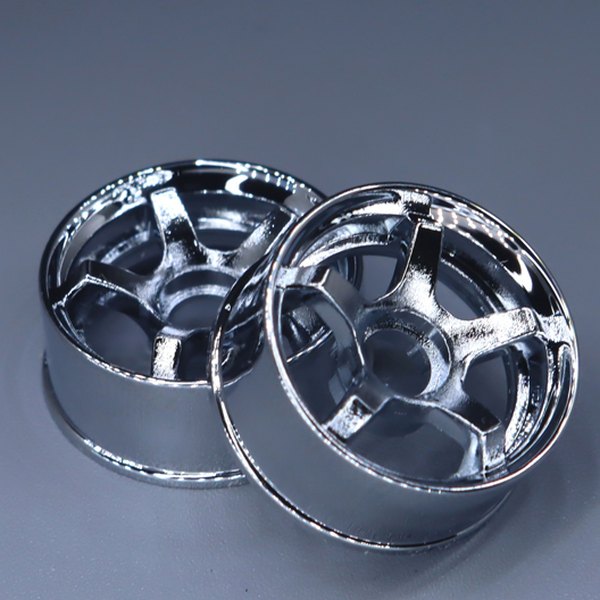Adjustable one-piece wheels, silver